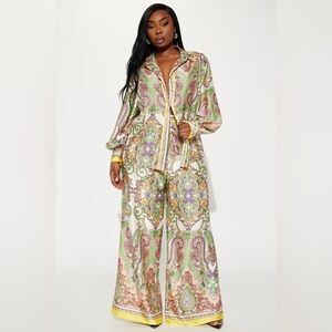 Paisley Print Jumpsuit